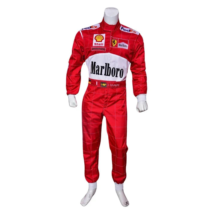 Michael Schumacher 2001 Belgian GP F1 Racing Suit