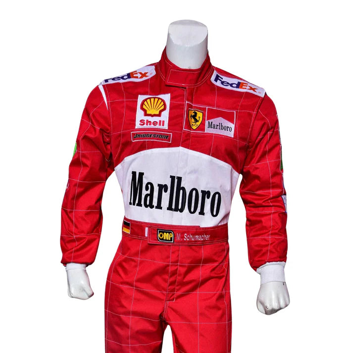 Michael Schumacher 2001 Belgian GP F1 Racing Suit