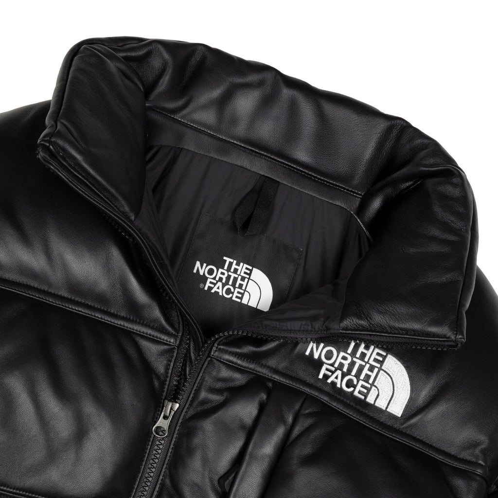 The North Face leather pack summit jacket