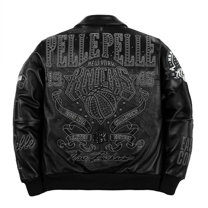 Pelle Pelle x FISLL For The City of Knicks Black Jacket