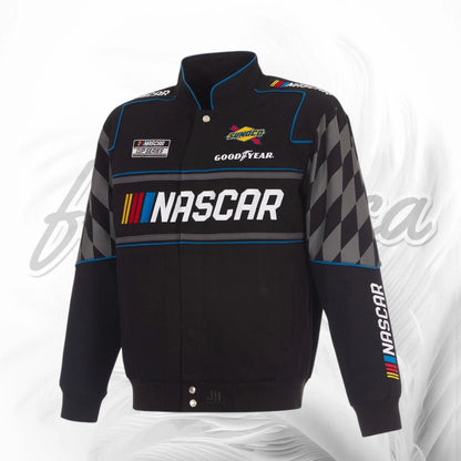 NASCAR Cup Series Racing Vintage Black Motorsport Jacket