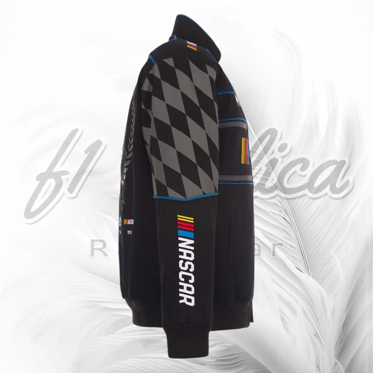 NASCAR Cup Series Racing Vintage Black Motorsport Jacket