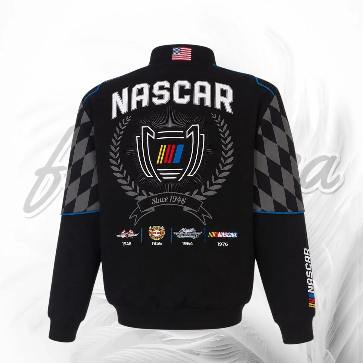 NASCAR Cup Series Racing Vintage Black Motorsport Jacket