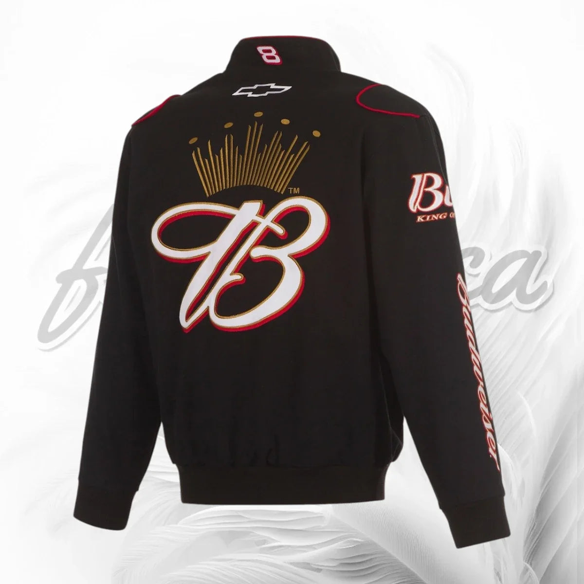 Budweiser NASCAR  Black Vintage Motorsport Jacket