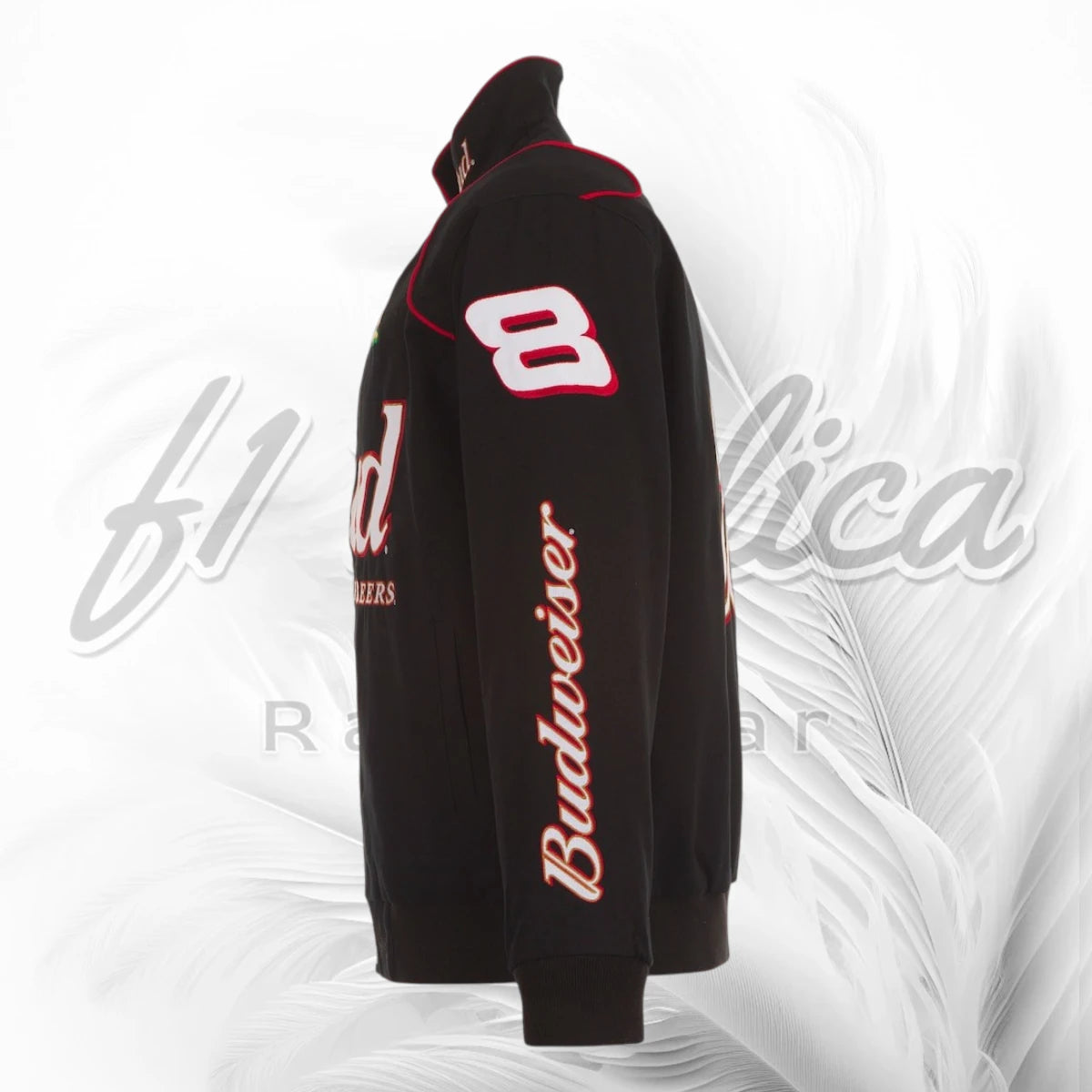 Budweiser NASCAR  Black Vintage Motorsport Jacket