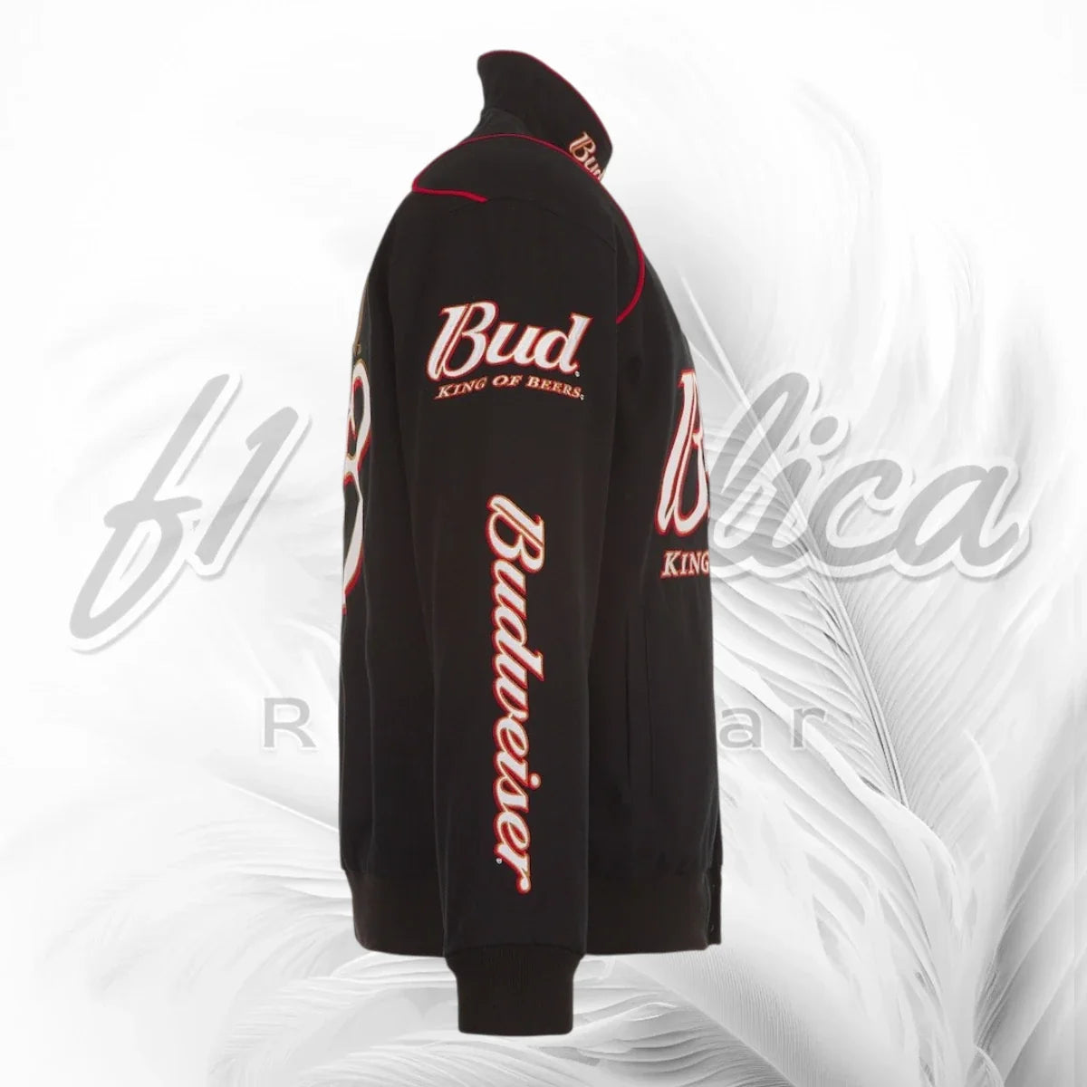 Budweiser NASCAR  Black Vintage Motorsport Jacket