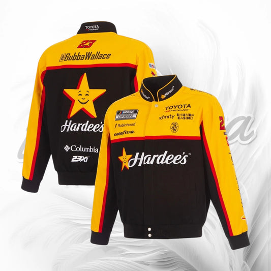 Bubba Wallace Hardee's NASCAR Racing Jacket