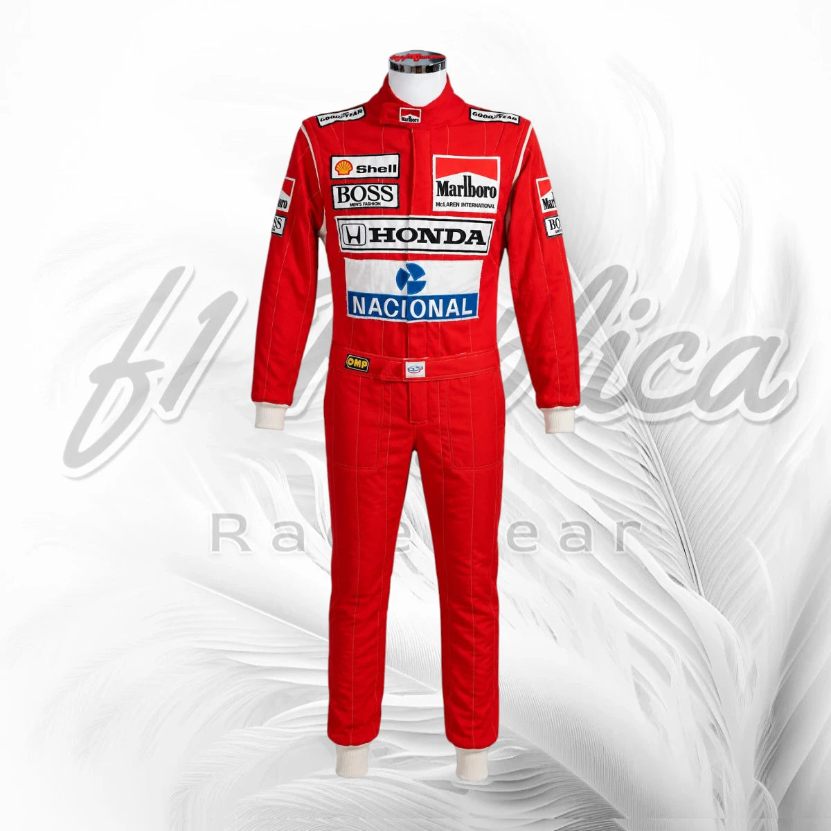 Ayrton Senna 1988 McLaren Honda F1 Racing Suit Replica