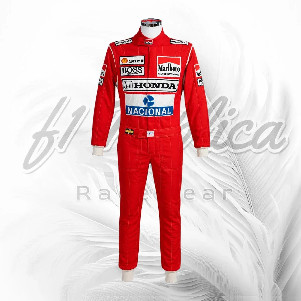 Ayrton Senna 1988 McLaren Honda F1 Racing Suit Replica