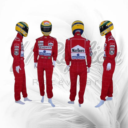 Ayrton Senna 1991 McLaren Honda Marlboro F1 Racing Suit Replica