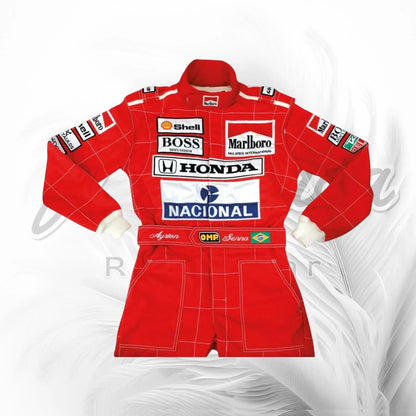 Ayrton Senna 1991 McLaren Honda Marlboro F1 Racing Suit Replica