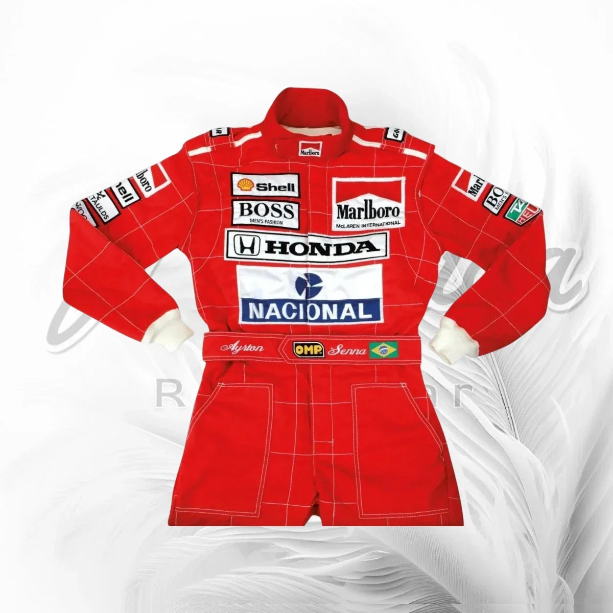 Ayrton Senna 1991 McLaren Honda Marlboro F1 Racing Suit Replica