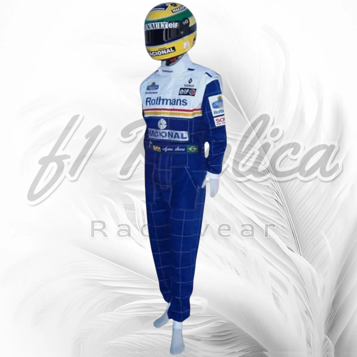 Ayrton Senna 1994 Williams Renault Rothmans F1 Racing Suit Replica