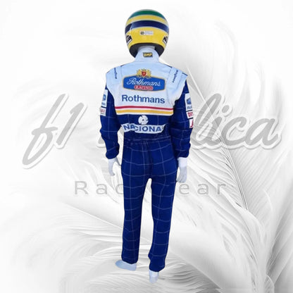 Ayrton Senna 1994 Williams Renault Rothmans F1 Racing Suit Replica