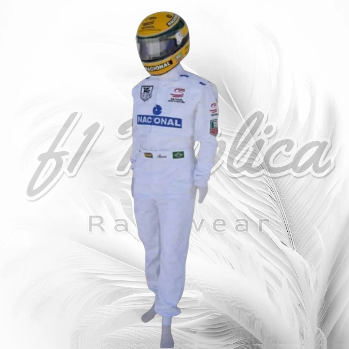 Ayrton Senna 1993 McLaren Ford F1 Racing Suit Replica
