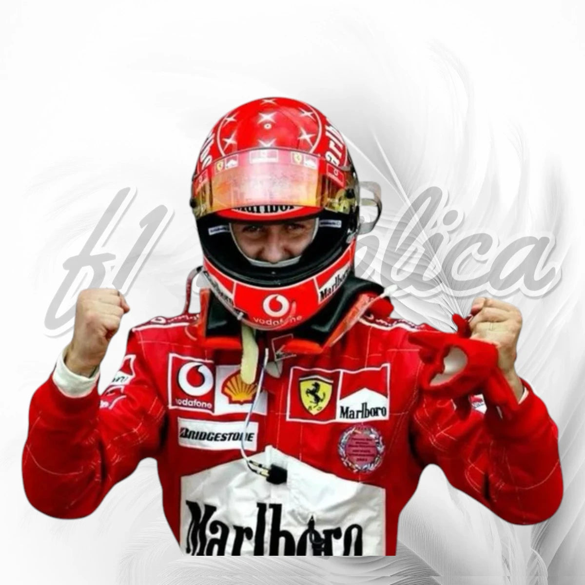 Michael Schumacher 2005 Ferrari F1 Racing Suit Replica