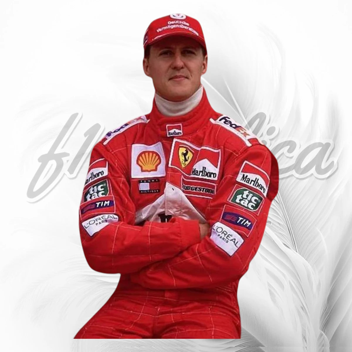 Michael Schumacher 2002 Ferrari F1 Racing Suit Replica