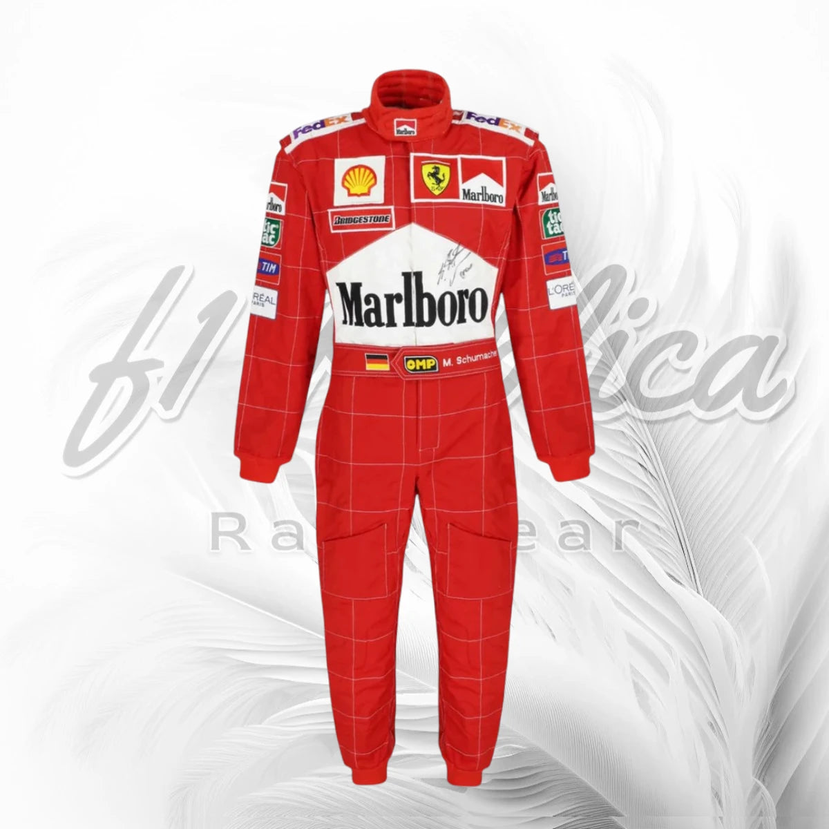 Michael Schumacher 2002 Ferrari F1 Racing Suit Replica