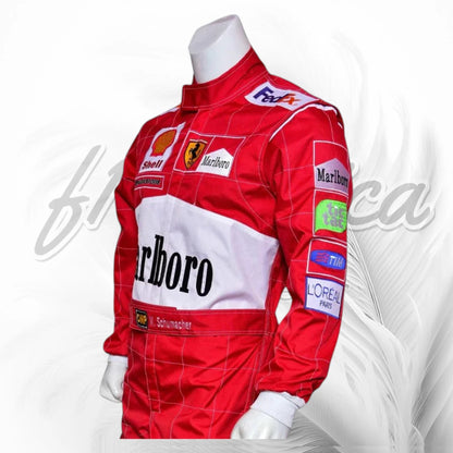 Michael Schumacher 2001 Ferrari F1 Racing Suit Replica | Marlboro Ferrari Formula One Racewear