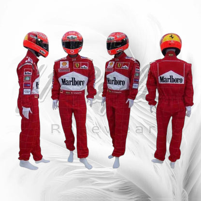 Michael Schumacher 2001 Ferrari F1 Racing Suit Replica | Marlboro Ferrari Formula One Racewear
