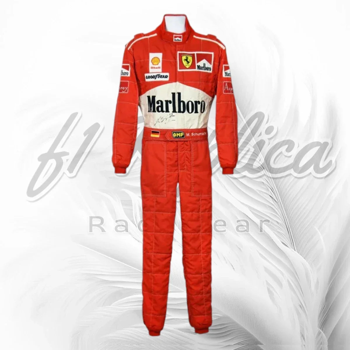 Michael Schumacher 1997 Ferrari F1 Racing Suit Replica