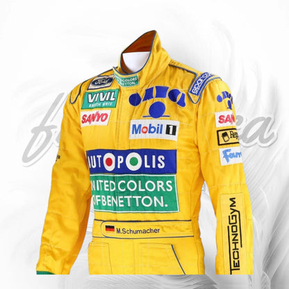 Michael Schumacher 1994 Benetton Ford F1 Racing Suit Replica