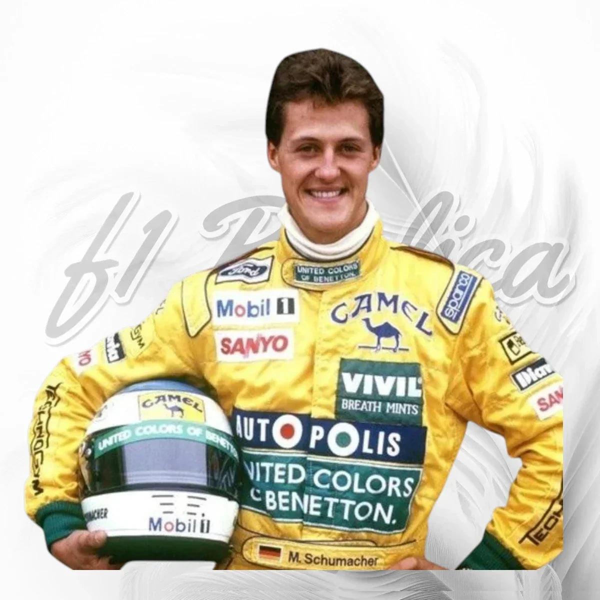 Michael Schumacher 1992 Benetton B192 Camel F1 Racing Suit Replica