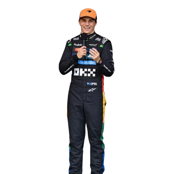 2025 F1 Racing Costume Worn by Lando Norris & Oscar Piastri - Silverstone British GP