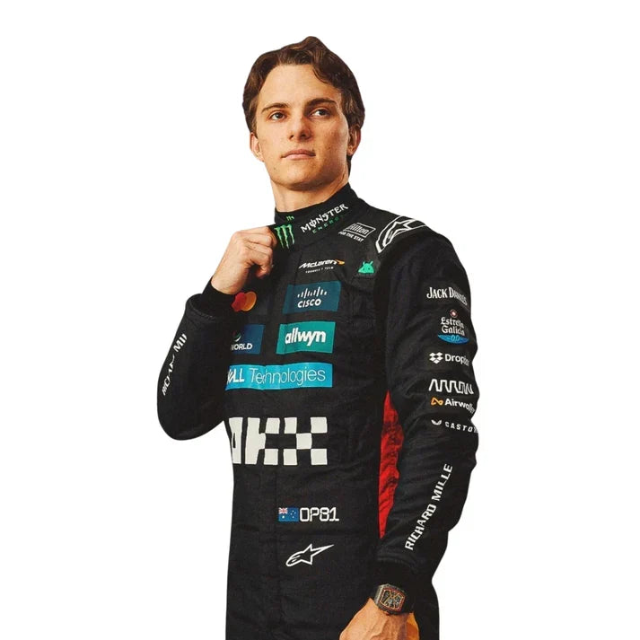2025 F1 Racing Costume Worn by Lando Norris & Oscar Piastri - Silverstone British GP