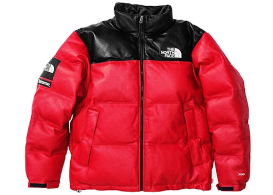 Supreme The North Face Leather Nuptse Jacket