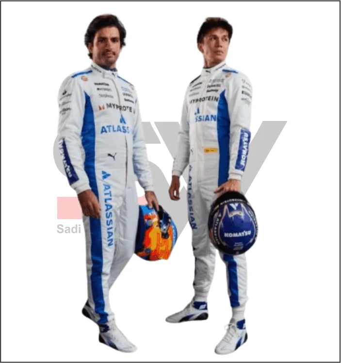 2025 F1 racing costume worn by Alex Albon & Carlos Sainz Jr – HP Monaco GP