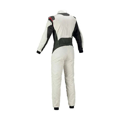 White Go-Kart Car Racing Wear