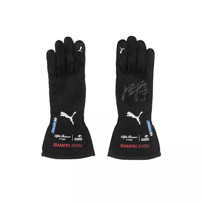 Zhou Guanyu 2022 Singapore GP F1 Racing Gloves