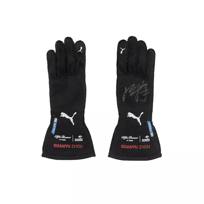 Zhou Guanyu 2022 Singapore GP F1 Racing Gloves