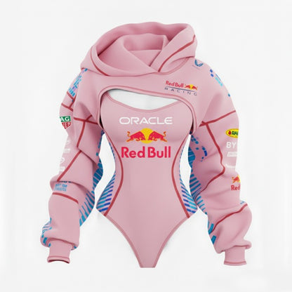 RedBull Racing Inspired F1 Bodysuit Hoodie