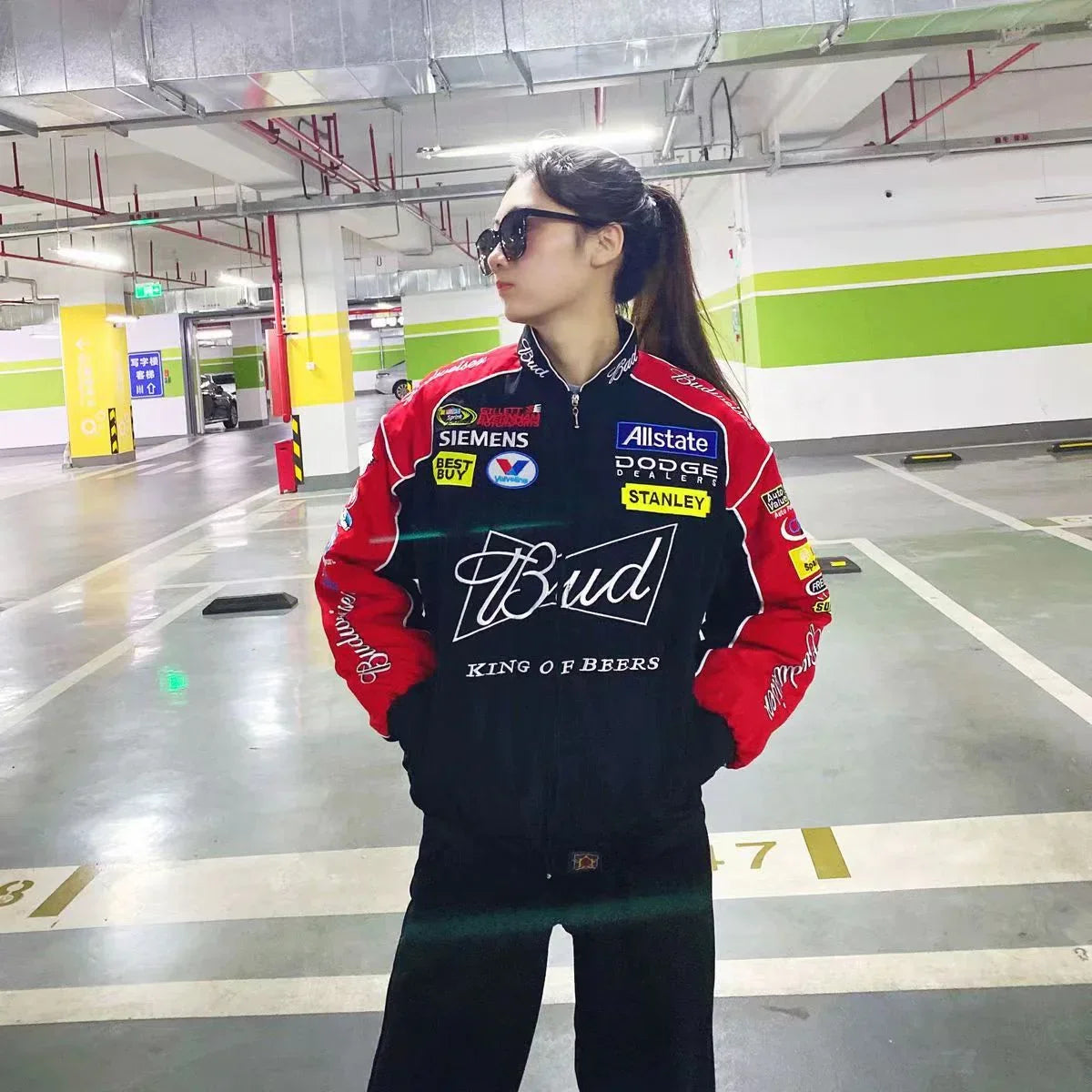 Vintage Budweiser Racing Jacket