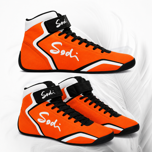 Sodi Orange Kart Racing Shoes