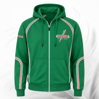 Tony Kart Racing Green Zip-Up Hoodie
