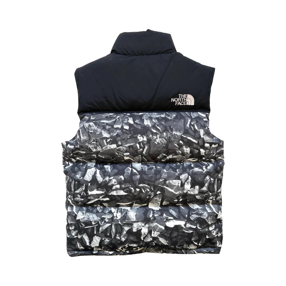 The North Face Arctic White & Grey Gilet Puffer Jacket