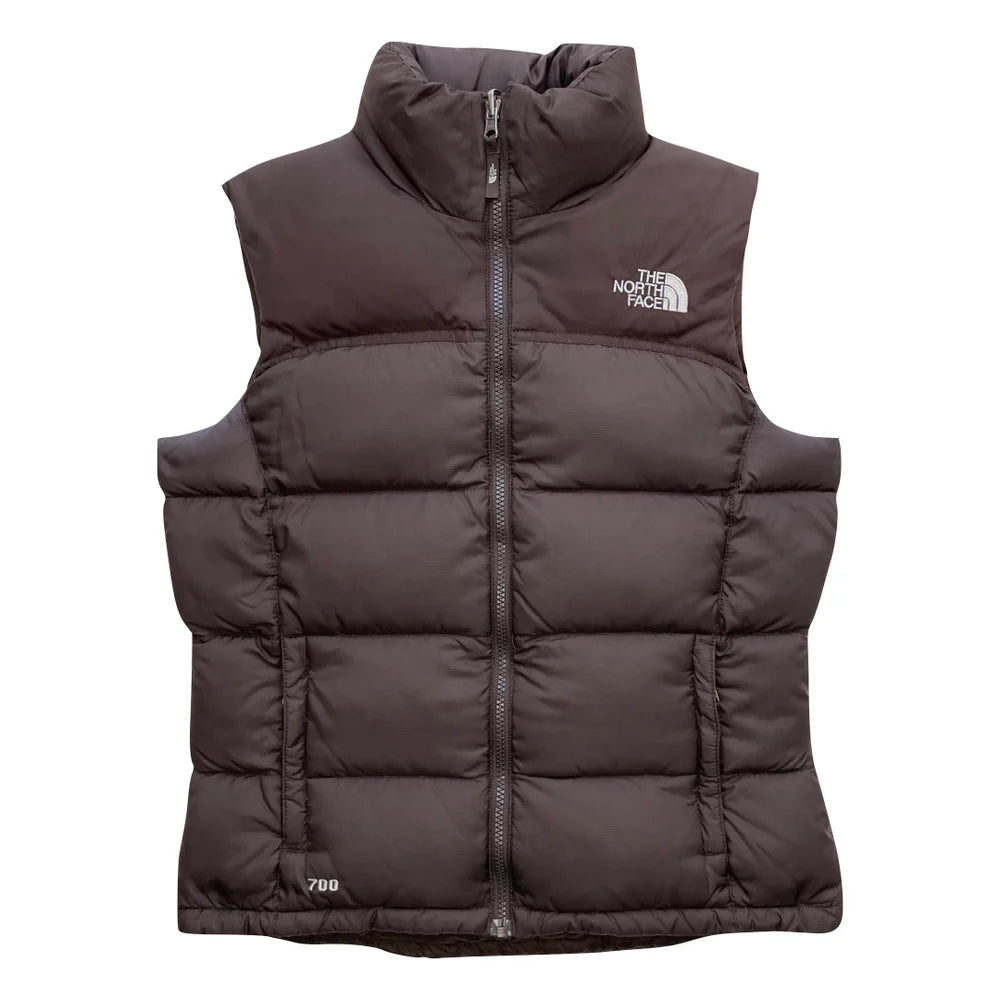 The North Face Womens Brown Gilet Puffer Jacket