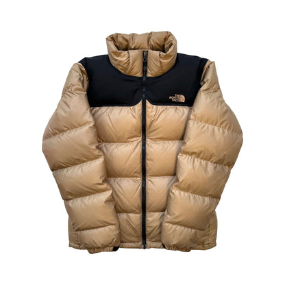 The North Face Women's Light Brown / Gold Puffer Jacket