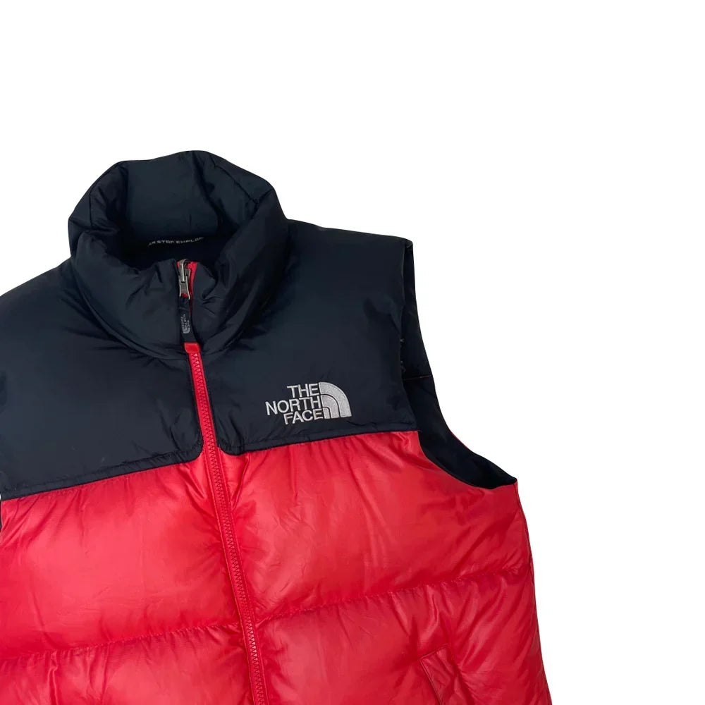 The North Face Red Gilet Puffer Jacket