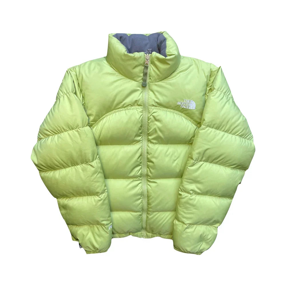 The North Face Womens Pastel Green Puffer Jacket