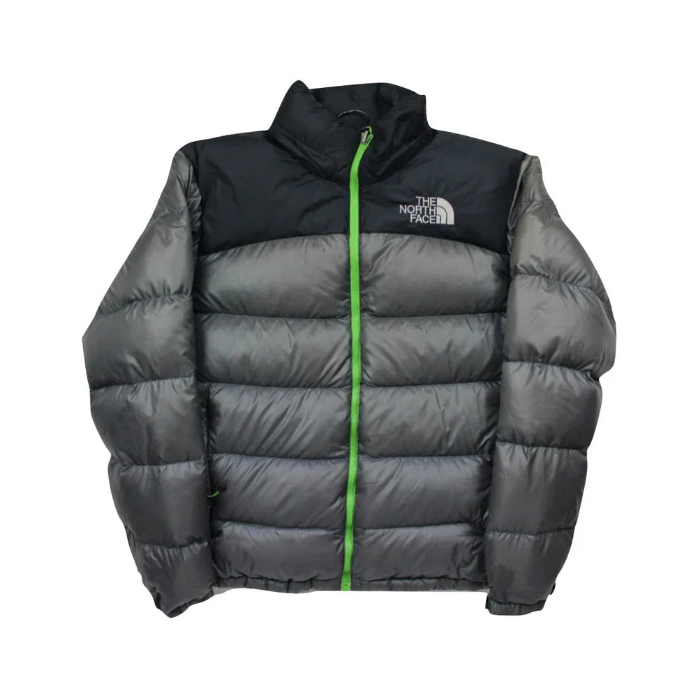 The North Face Grey N2 Puffer Jacket WITH STAIN