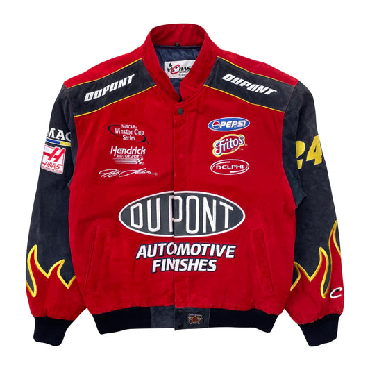 Vintage DuPont Suede Nascar Racing Jacket
