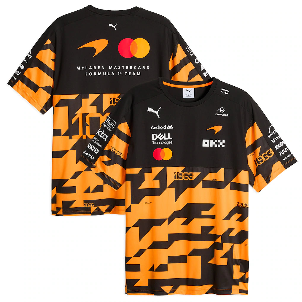 McLaren F1 Team Inspired Orange Performance T-Shirt