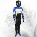 New Compkart Racing Suit Blue-White
