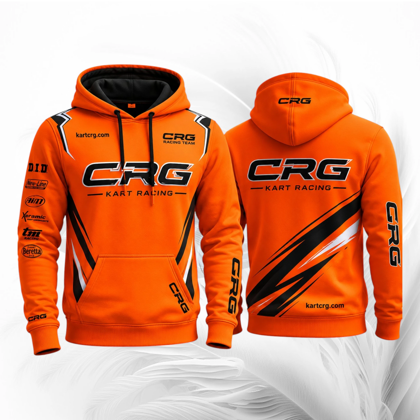 CRG Orange Kart Racing Hoodie