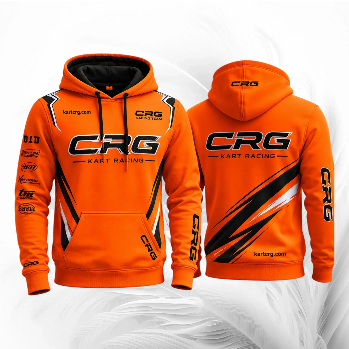 CRG Orange Kart Racing Hoodie