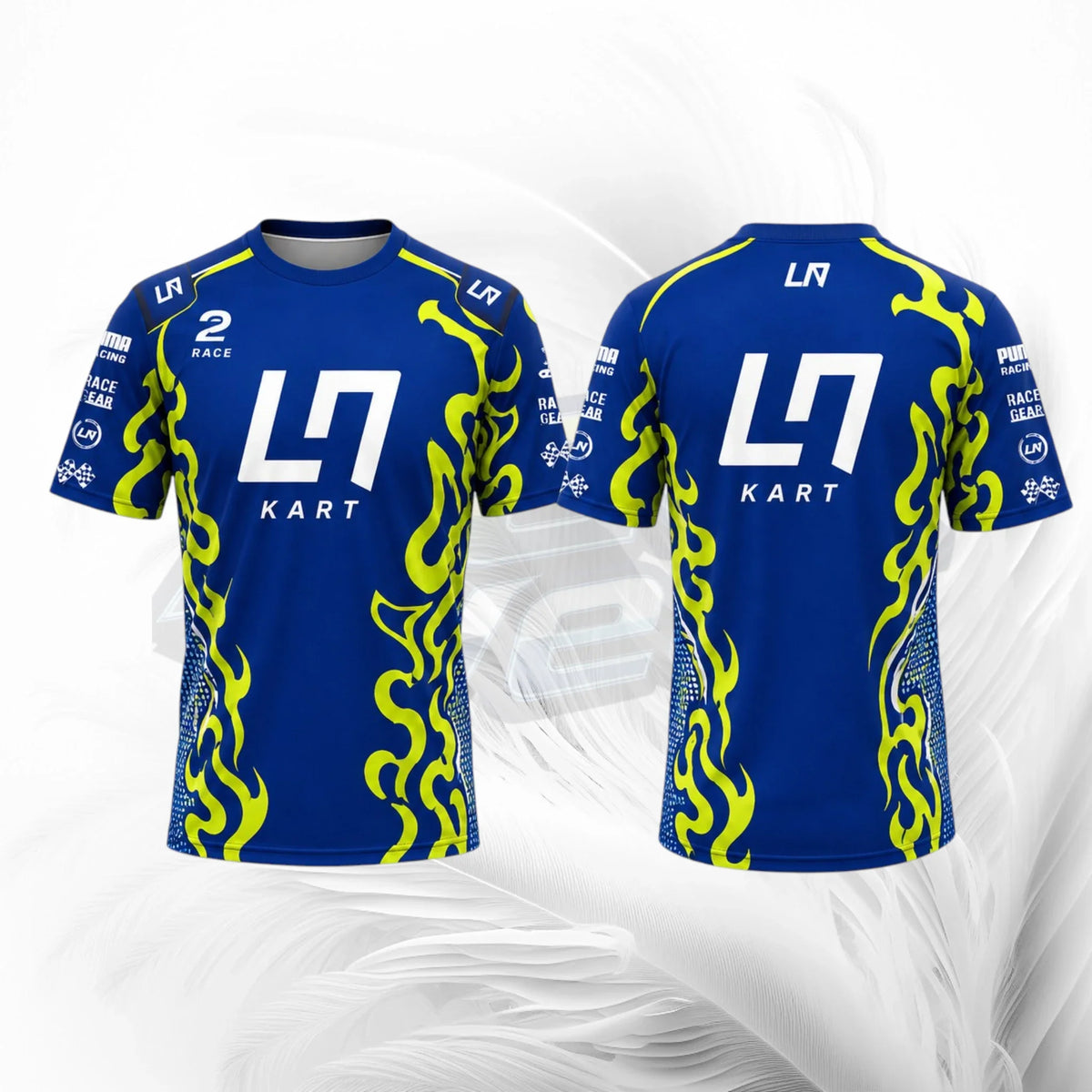 LN Kart Racing T-Shirt – Blue